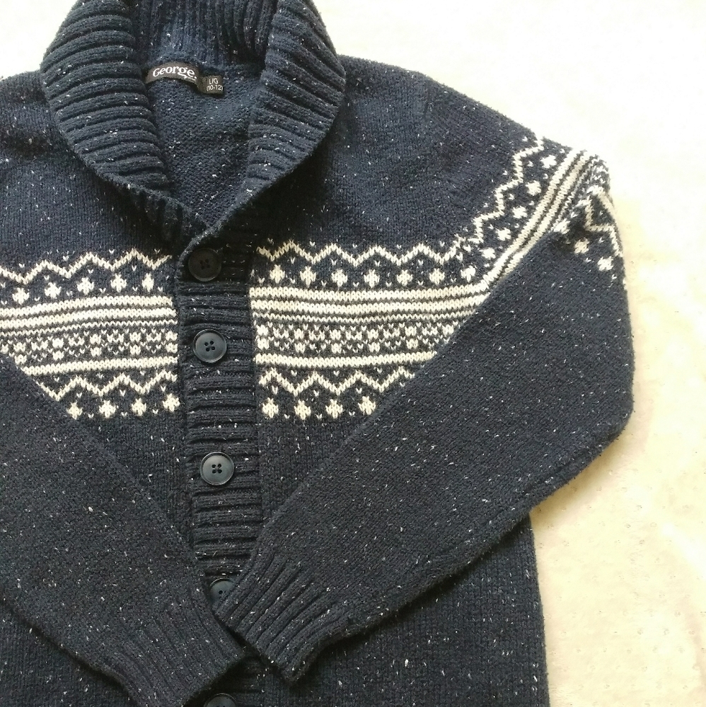 2/$20 Boys' Shawl Collar Popover - George
